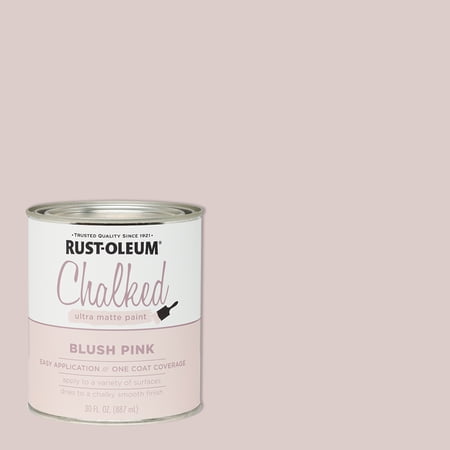 Blush Pink, Rust-Oleum Chalked Ultra Matte Paint, Quart