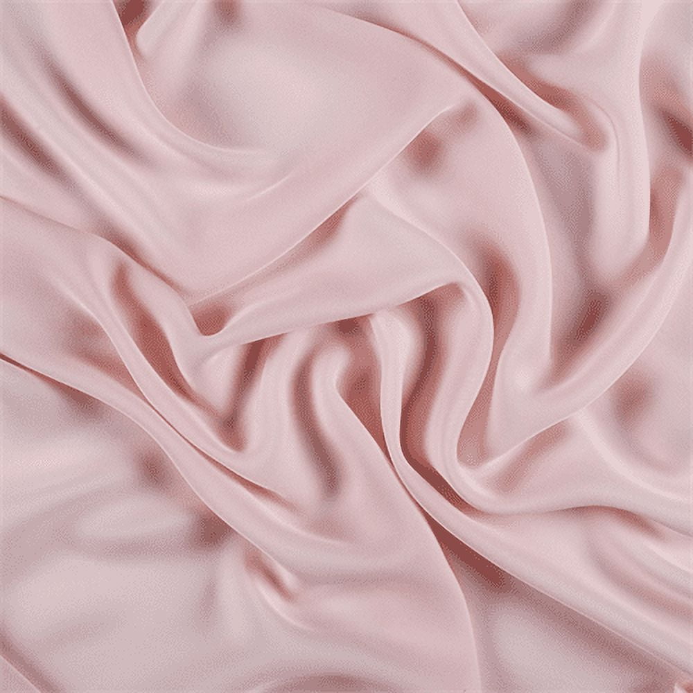 Chiffon Solid Blush Pink, Fabric by the Yard