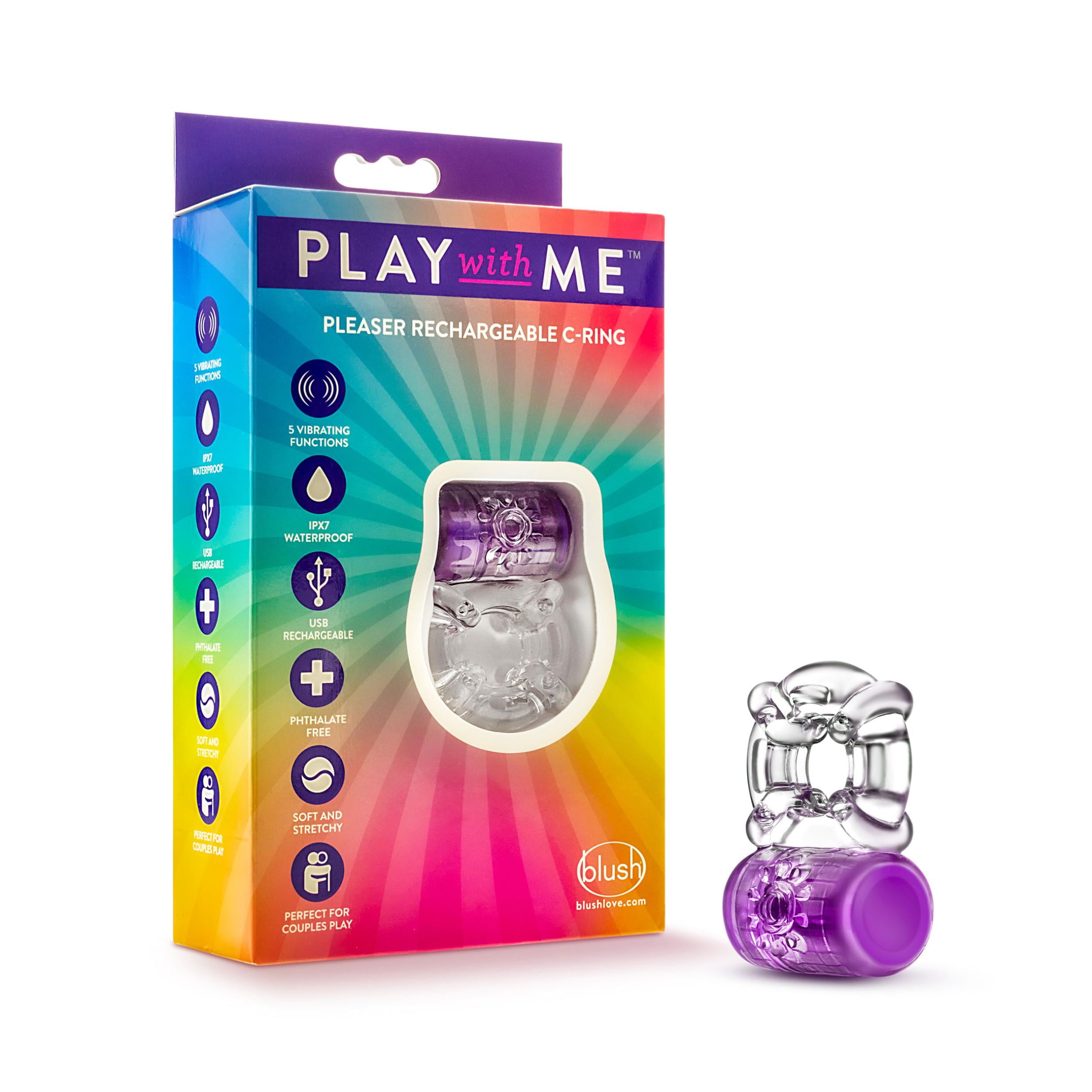Blush Play With Me Pleaser Rechargeable C Ring - Purple - Walmart.com Blush Play With Me Pleaser Rechargeable C Ring - Purple - Walmart.com