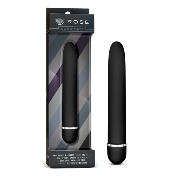 Rose Luxuriate Black Vibrator