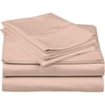 thumbnail image 1 of Blush Solid Full (54"x 72") Size Sleeper Sofa Bed Sheet Set - Luxury 100% Egyptian Cotton - 800 Thread Count - Fits Mattresses Up to 6" Inches Deep Pocket, 1 of 5