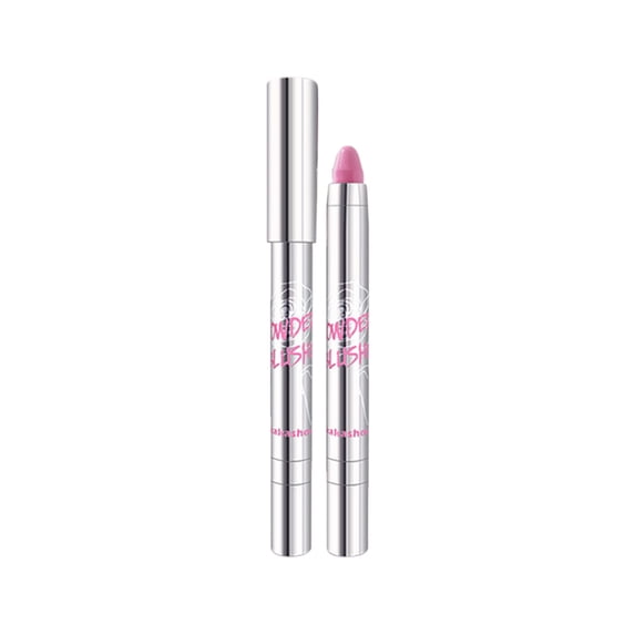 Blush Stick, Cream To Powder Blush, Long Lasting Natural Makeup for Cheeks and Eyes, Dual Purpose Easy Blend Eye Shadow and Cheek Stick for Soft Romantic Look