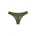 thumbnail image 1 of Blush The Mesh Lace Trim Thong Panty - 0259622, 1 of 1