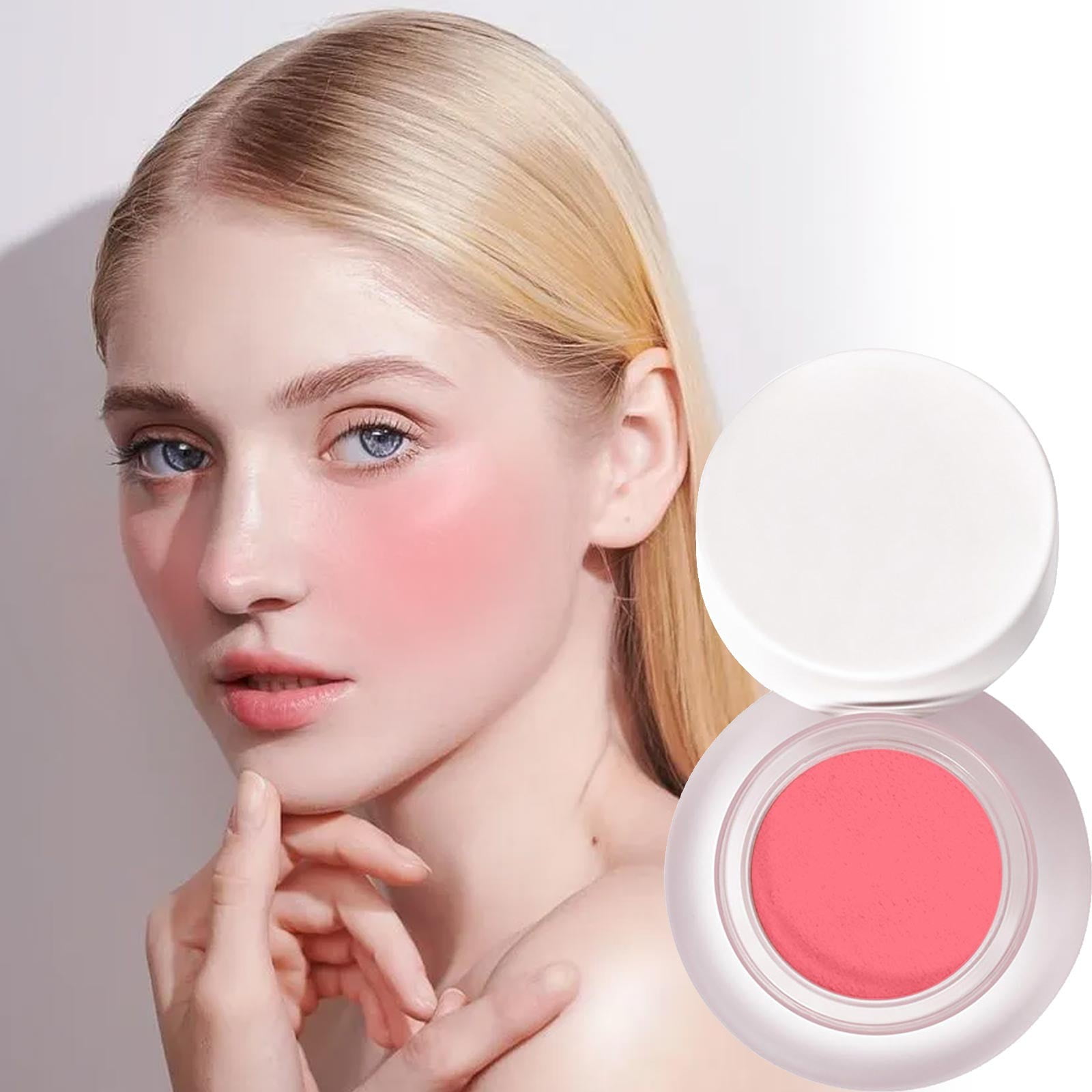 Blush Ultimate Blurring Setting Powder Ultra Fine Makeup Peach No Wet