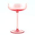thumbnail image 1 of Blush Vintage Style Champagne Coupe Glass, 1 of 3