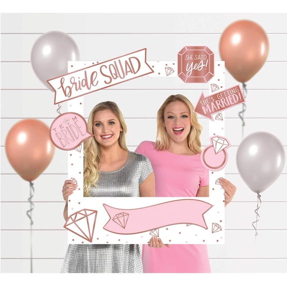 Blush Wedding Customizable Giant Photo Frame, 35" x 30", 15 Ct.