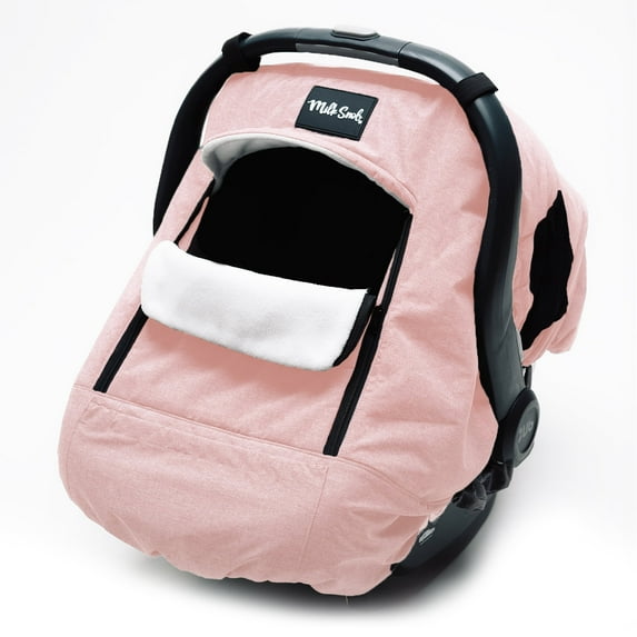 Blush Winter Car Seat Cover