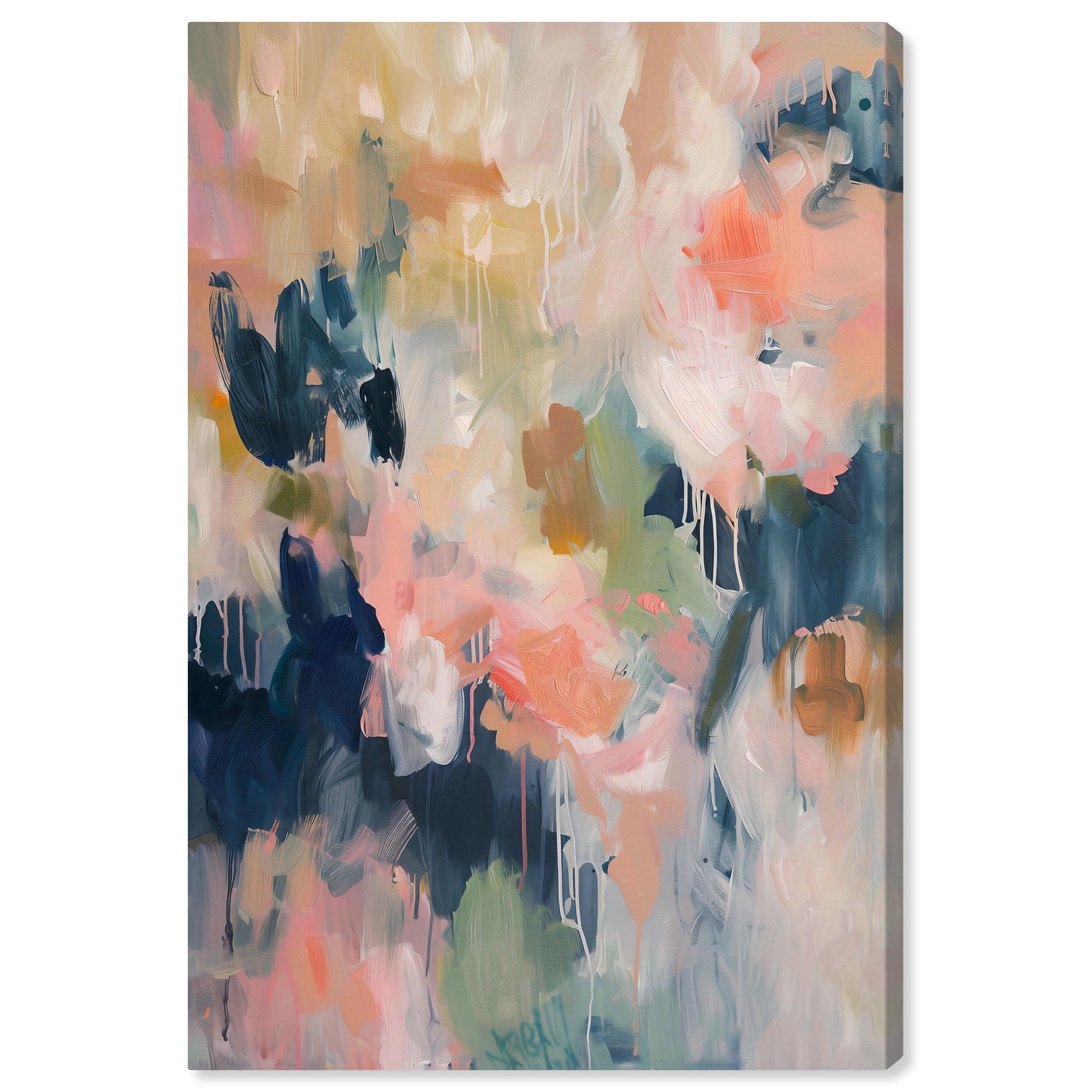 Blush of Nature Canvas Colorful Pastel Art by Art Remedy, Gallery Wrapped, 20" x 30"