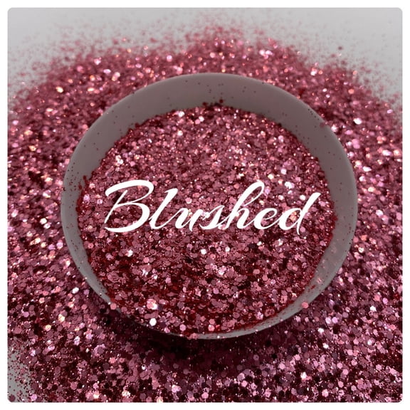 Blushed: Metallic Mini chunky glitter mix - Sold By TwoFaced Glitters 1oz Wt.