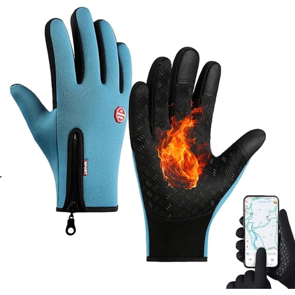 Blushhub Gloves,Blushhub Outdoor Winter Glove, Touchscreen, Non-Slip and Windproof,Winter Motorcycle Gloves,Thermal Touch ScreenGloves for Sports, Travel