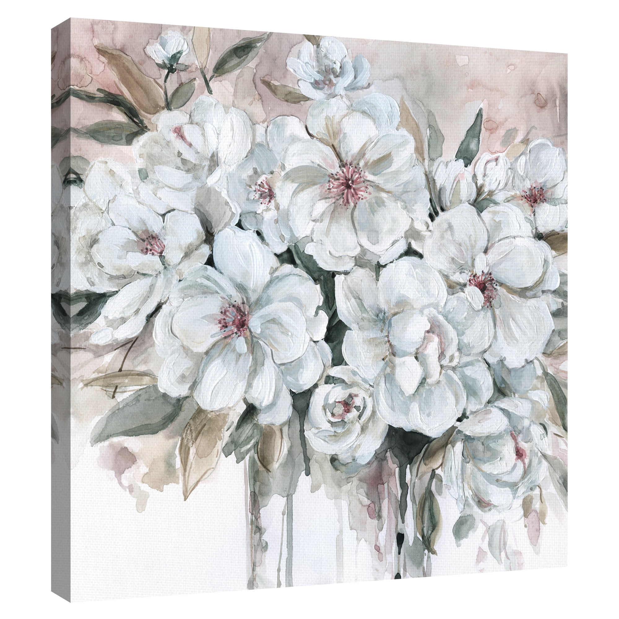 Blushing Bouquet by Carol Robinson Canvas Art Print