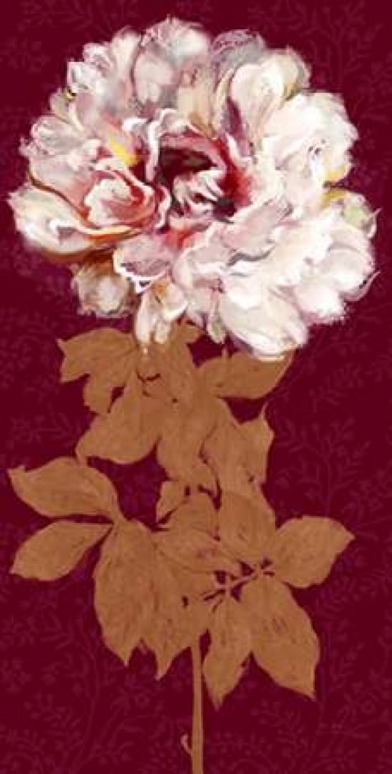 Blushing Peony Spice 2 Canvas Art - Art Atelier Alliance (24 x 36)