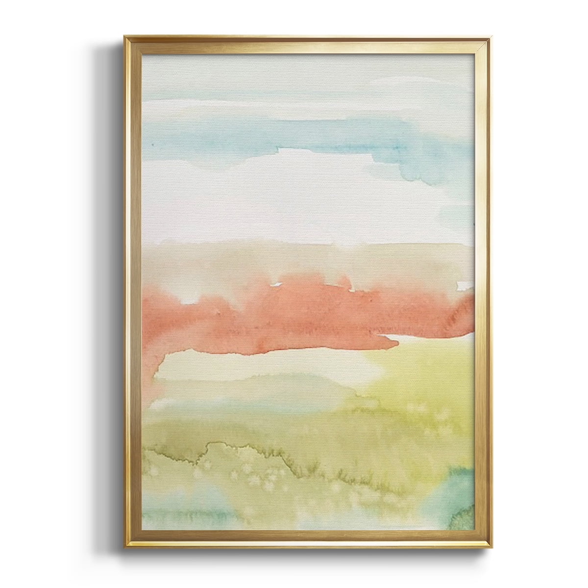 Blushing Sunrise II Premium Framed Print, in Gold, Black, or Silver - Ready to Hang