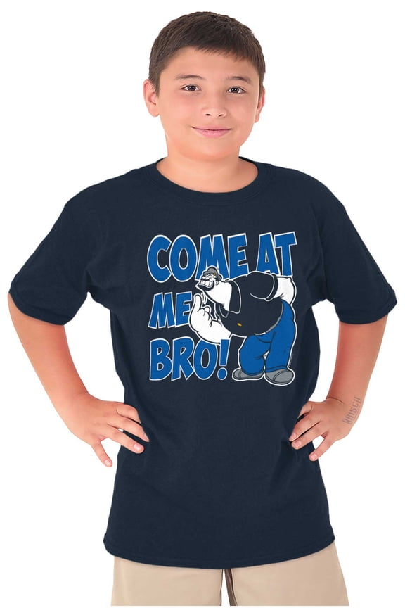 Bluto Come At Me Bro Funny Meme Crewneck T Shirts Boy Girl Teen Brisco Brands X