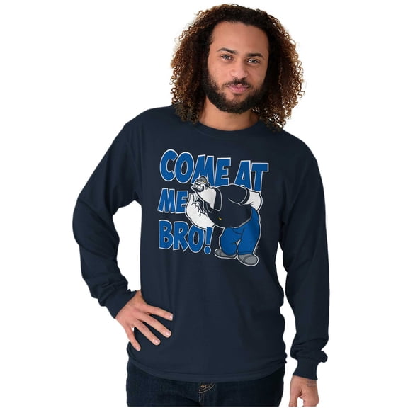 Bluto Come At Me Bro Funny Meme Long Sleeve TShirt Men Women Brisco Brands X