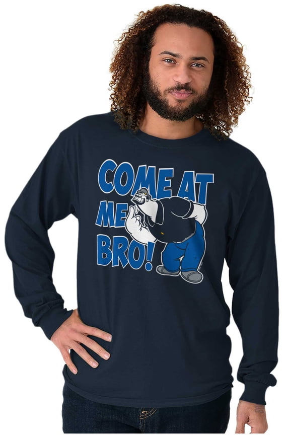 Bluto Come At Me Bro Funny Meme Long Sleeve TShirt Men Women Brisco Brands X