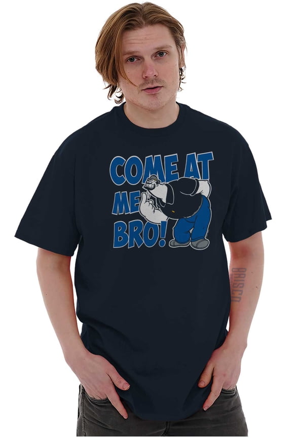 Bluto Come At Me Bro Funny Meme Men's Graphic T Shirt Tees Brisco Brands S