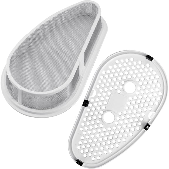W10828351 Dryer Lint Filter Screen & Cover, Compatible with Kenmore Whirlpool Stackable Washer/Dryer