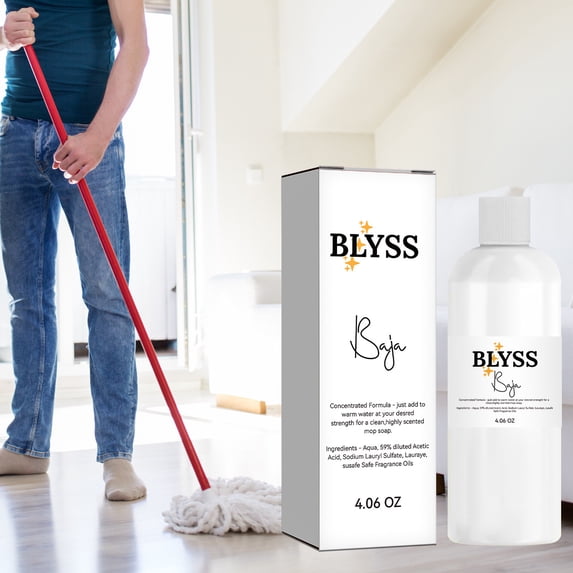 Blyss Mop Soap, 120ml Floor Cleaner for Mopping, Luxury Scented Mop Soap, LVP Vinyl Laminate and Hardwood Floor Cleaner Solution, Plant Powered Floor Cleaner