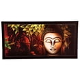 thumbnail image 1 of Bm Traders Black Art Buddha Wall Sticker Poster Print Without Frame (20 X 40 Inch), 1 of 4