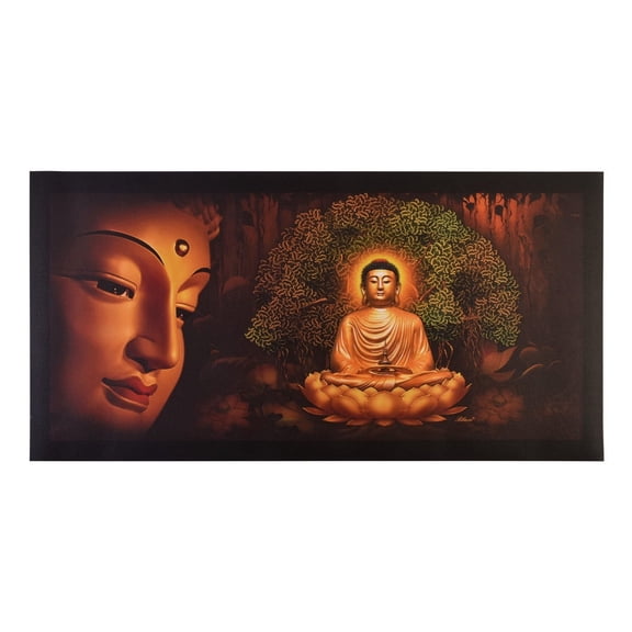 Bm Traders Buddha Art Wall Sticker Poster Print Without Frame (20 X 40 Inch)