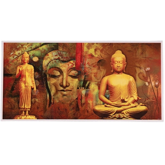Bm Traders Buddha Wall Sticker Poster Print Without Frame (24 X 48 Inch) OR ( 2 X 4 Feet) Art Dcor Only Poster