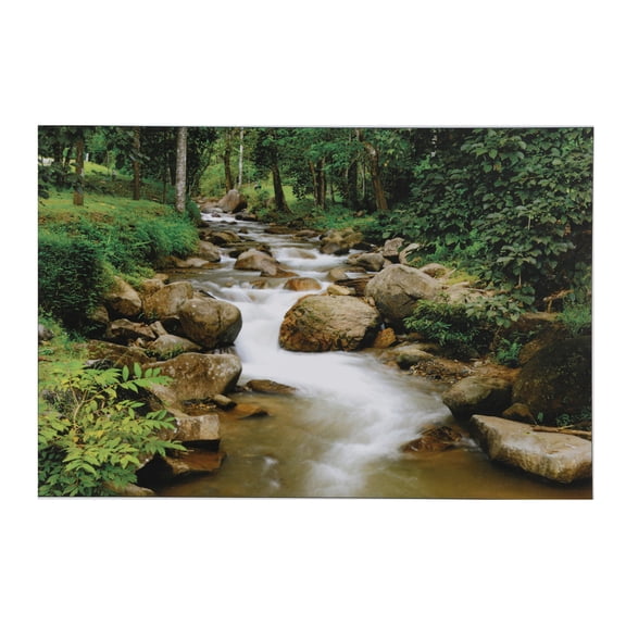 Bm Traders Forest River Vastu Wall Sticker Poster Print Without Frame (24 X 48 Inch) OR ( 2 X 4 Feet) Art Dcor Only Poster