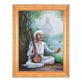 thumbnail image 1 of Bm Traders Sant Namdev With Vitthal Artistic Painting Digital Print Photo In ArtWork Golden Frame (11 x 14 Inch)OR(27.94 X 35.56 Cm) Religious Gifting, 1 of 3