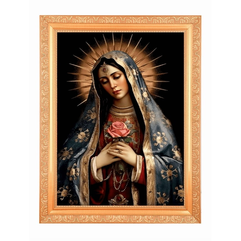 コレクション Mary Of Heart Immaculate Mother Blessed Mary Virgin Amazon.com: Poster Framed Mary Mother コレクション
