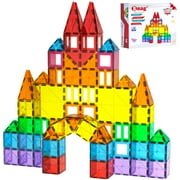 Bmag 60PCS Magnetic Tiles Building Set STEM Educational Toys Gift for Kids Ages 3+ 3D Creative Blocks for Toddler