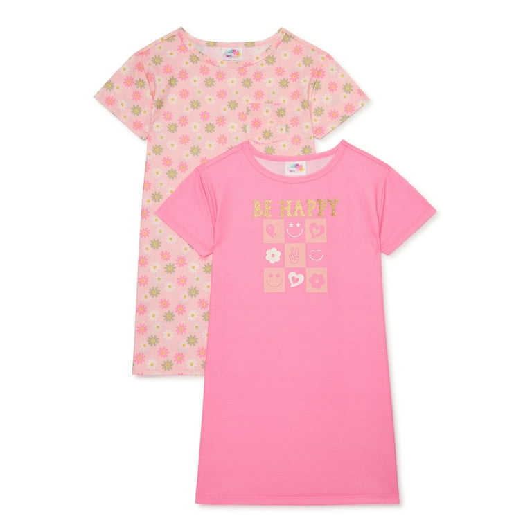 Girls short sleeve nightgowns sale
