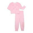 thumbnail image 1 of Bmagical Girls Velour Long Sleeve Top and Joggers Sleep Set, 2-Piece, Sizes 4-16, 1 of 3