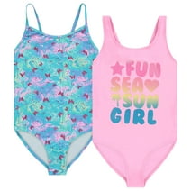 Mother and Dauthter Swimsuit One-Piece Mommy Kid Bikini Beachwear ...