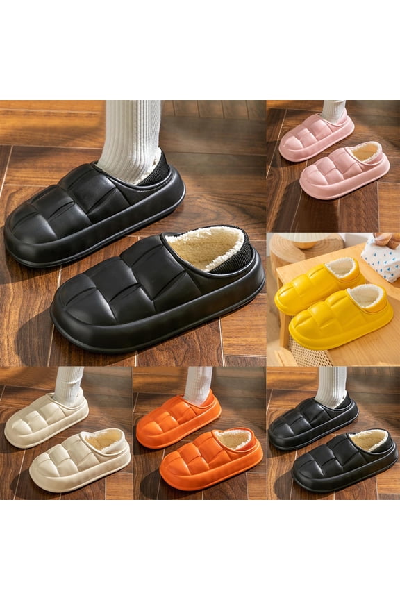 House Slippers for Women Round Toe Flat Heels House Slippers Women's High Heel Boot Ankle Boot Comfortable Casual Shoes Home Furnishing Pink 40