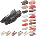 thumbnail image 1 of Bmawag Jelly Flat Sandals for Women Lightweight Round Toe Slip-On Hollow Breathable Jelly Mesh Flats Pink 8, 1 of 6