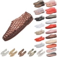 thumbnail image 1 of Bmawag Jelly Flat Sandals for Women Lightweight Round Toe Slip-On Hollow Breathable Jelly Mesh Flats, 1 of 10