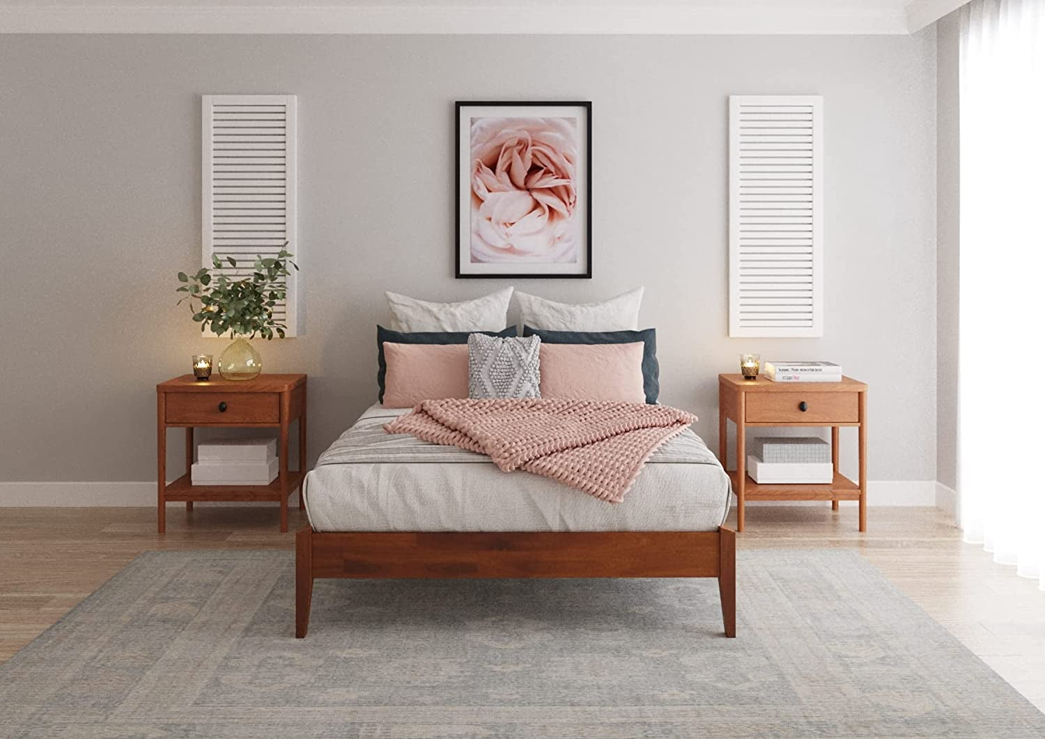 Bme Full Size Dinkee 56x77x15in Signature Bed Frame Without Headboard