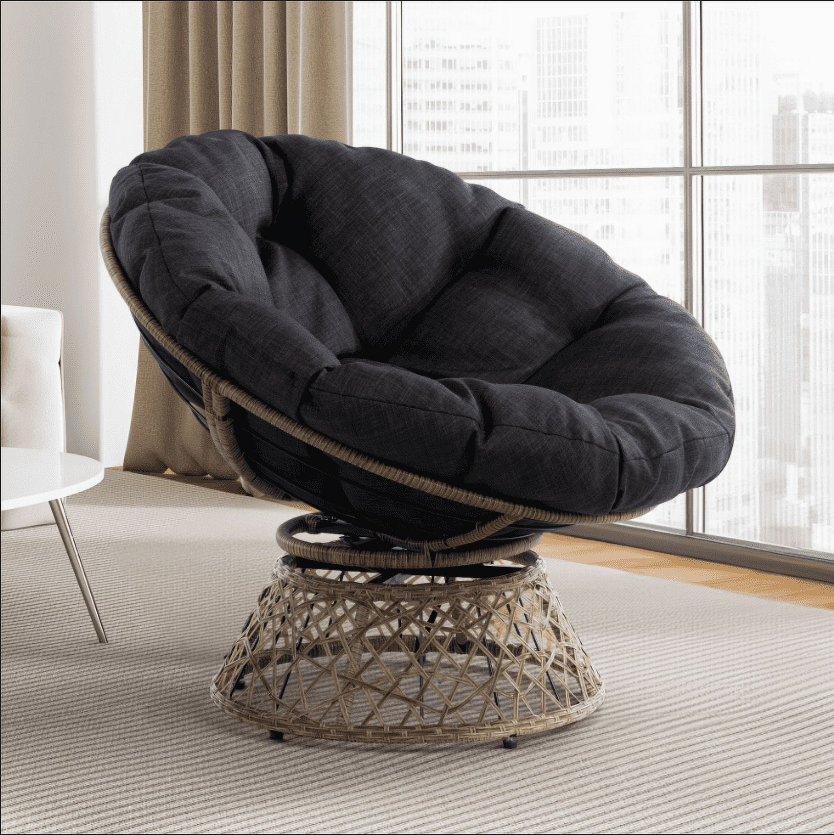 Metal frame papasan chair discount