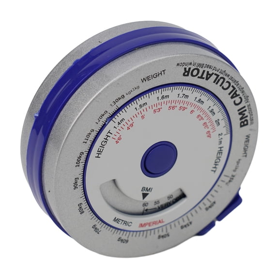 Bmi Body Mass Index Retractable Tape 150Cm Calculator Diet Tape Measures Tools 3Pcs Blue