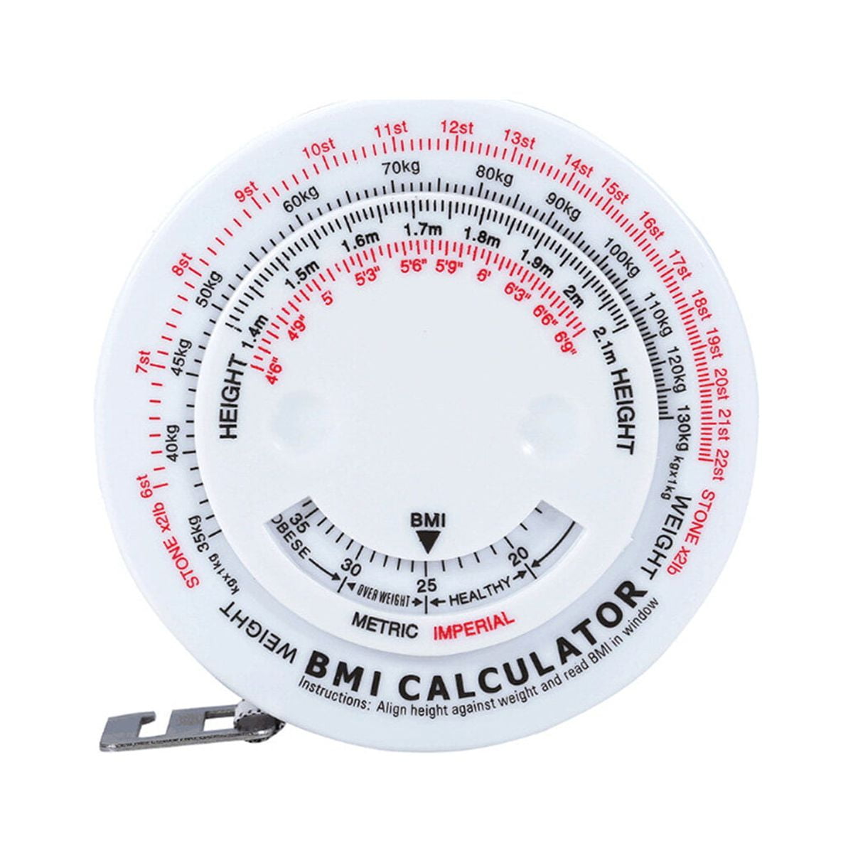 Bmi Body Tape, BMI Body Mass Index Tape Measure Calculator Sewing