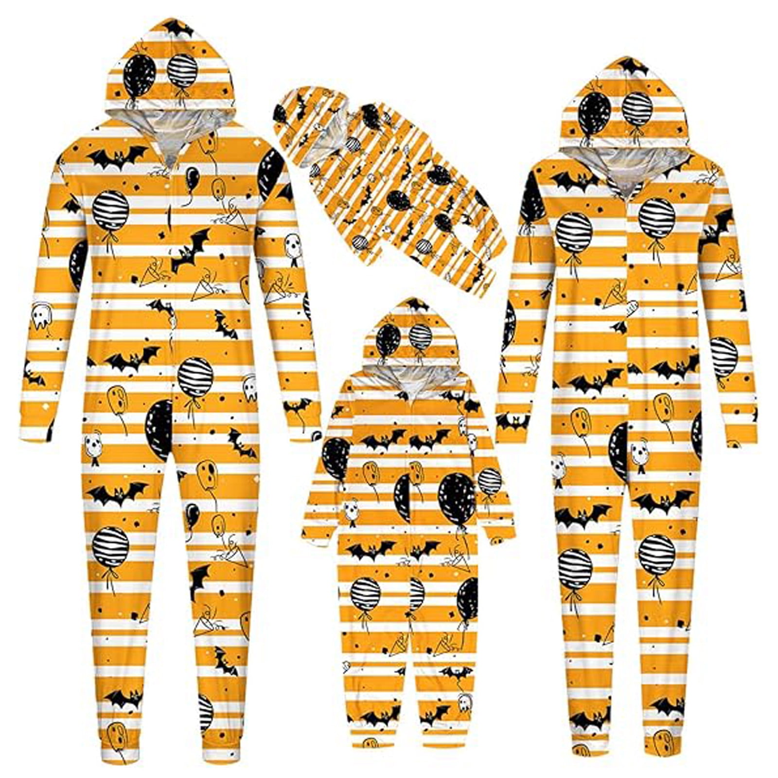 Bmisegm 2024 Cartoon Bat Print Family 4 Piece Set (Dad Style) Matching