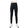 thumbnail image 1 of Bmisegm Athletic Pants for Girls Leggings Kids Dance Running Yoga Bottoms Workout Dance Tights with Pockets Girls Athletic Pants Black 9-10 Years, 1 of 7