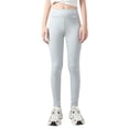 thumbnail image 1 of Bmisegm Athletic Pants for Girls Leggings Kids Dance Running Yoga Bottoms Workout Dance Tights with Pockets Girls Athletic Pants Grey 5-6 Years, 1 of 7