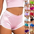 thumbnail image 1 of Bmisegm Athletic Shorts for Women Booty Sports Yoga Gym Running Stretchy Tight Summer Shorts Pink 0, 1 of 5