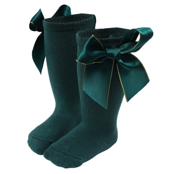 Bmisegm Baby Stockings Winter Warm Long Soft Sole Floor Socks for Toddler Boys Girls Little Kids Feet Toddler Stockings Green M
