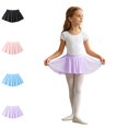 thumbnail image 1 of Bmisegm Back to School Clothes for Girls Lightweight Chiffon Dance Skirt with Elastic Waistband for Ballet Practice and Performance School Skirts for Girls 7-9 Years, 1 of 5