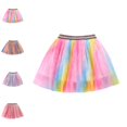 thumbnail image 1 of Bmisegm Halloween Girls Layered Mesh Star Dance Performance Skirt Tutu Skirt 9-10 Years, 1 of 7