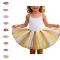 thumbnail image 1 of Bmisegm Halloween Clothes Kids Layered Mesh Tutu Patchwork Carnival Dance Performance Skirt Tutu Skirt 2-8 Years, 1 of 5