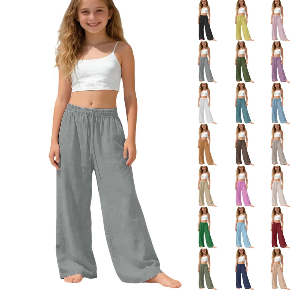 Bmisegm Comfy Pants for Girls Stylish and Comfortable Casual Soft ...