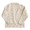thumbnail image 1 of Bmisegm Cute Tops For Girls Girls Long Sleeve Tops Toddler Kids Blouse Fall Winter Casual Tees High Neck Striped Floral Print Basic Shirt Girls Long Sleeve Shirts 7-8 Years 130, 1 of 1